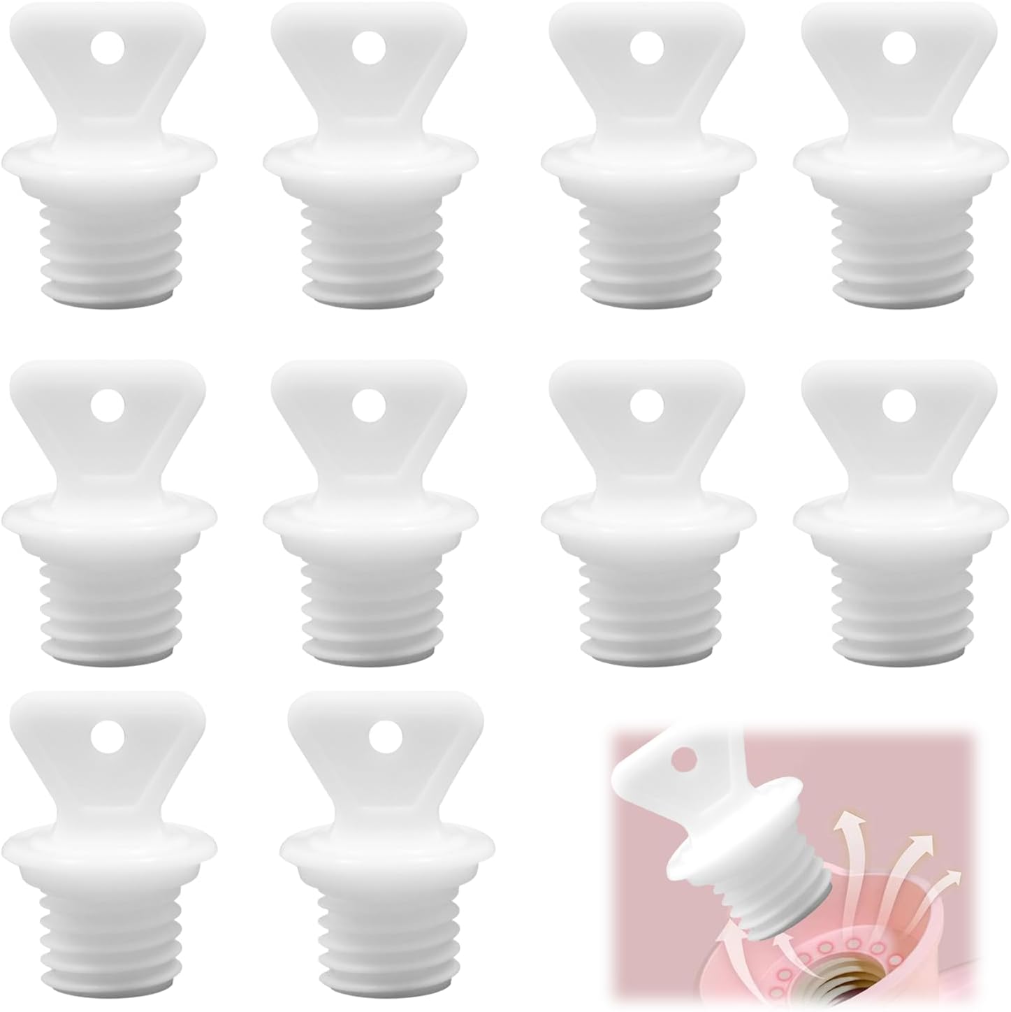 10 X Replacement Caps For Electric Hot Water Bottle, Replacement Caps For Hot Water Bottle, Universal Hot Water Bottle Cover For Home And Travel Use