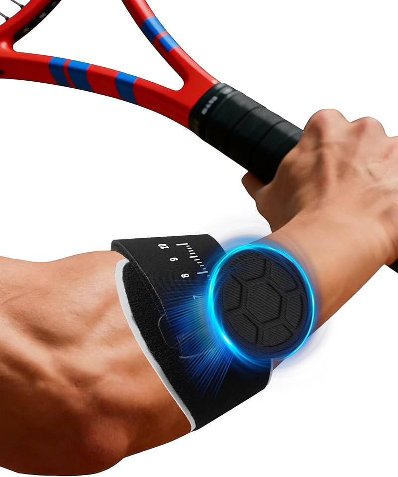 Coudière De Sport Ajustable - Bande De Soutien D'Avant-bras Avec Coussinet En Silicone Antidérapant, Légère Et Respirante, Universelle Pour Le Tennis, Le Golf, Le Fitness Et L'Usage Quotidien