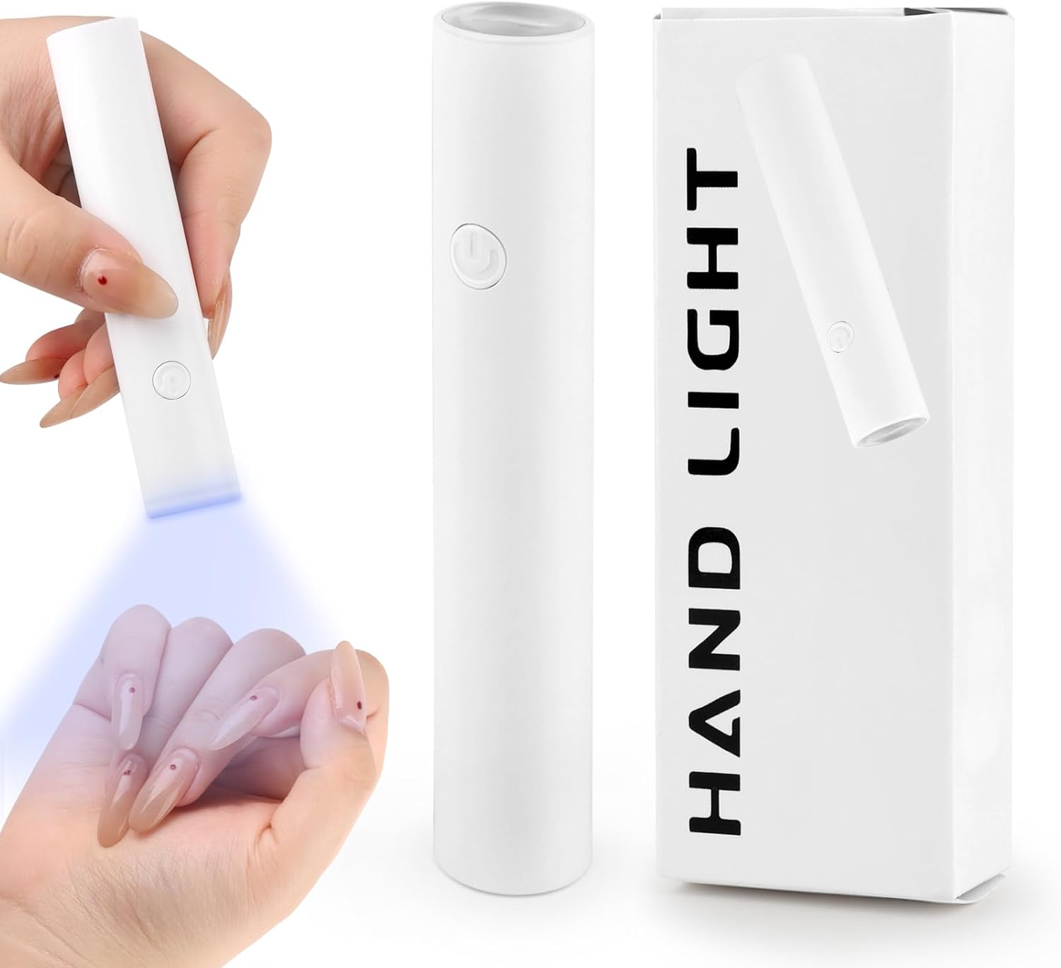 Lampe Uv Pour Ongles En Gel, Lampe Led Uv Sans Fil, Sèche-ongles Portable Rechargeable Par Usb Pour Gel Américain, Vernis À Ongles Semi-permanent