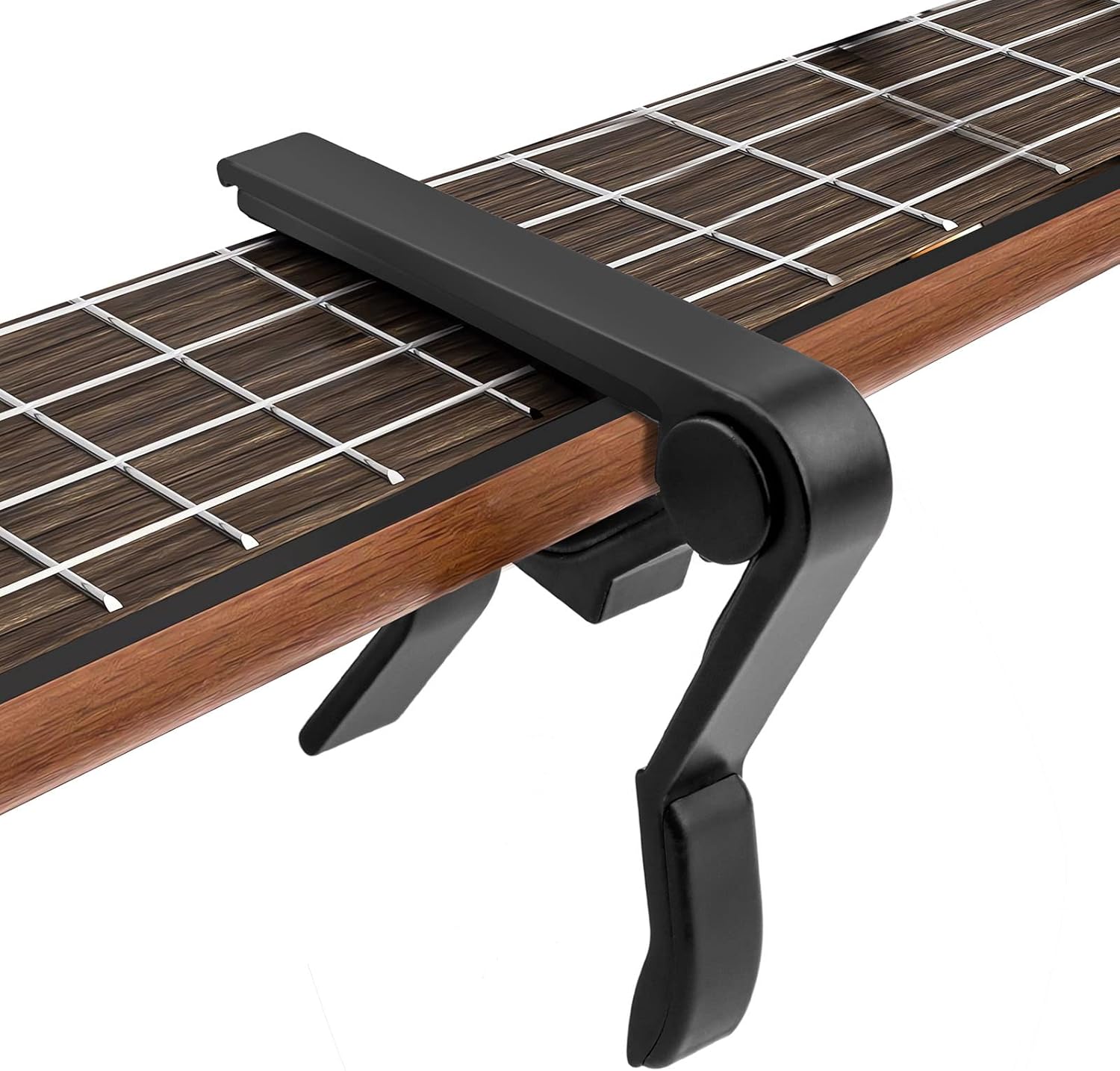 Capodastre Pour Guitare Classique Et Électrique, Capodastre Pour Guitare Folk, Guitare Acoustique Et Électrique, Guitare Western, Mandoline, Banjo Et Ukulélé Noir