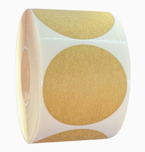 500 Blatt, 50 Mm – Runde, Selbstklebende Etiketten Aus Braunem Kraftpapier, Für Bastelverpackungen Und Handgemachte Backwaren