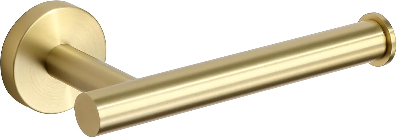 Wandmontierter Toilettenpapierhalter, Goldener Toilettenpapierspender, Wandmontierter Toilettenpapierhalter Aus Edelstahl, Toilettenpapierrollenspender Für Bad Und Küche