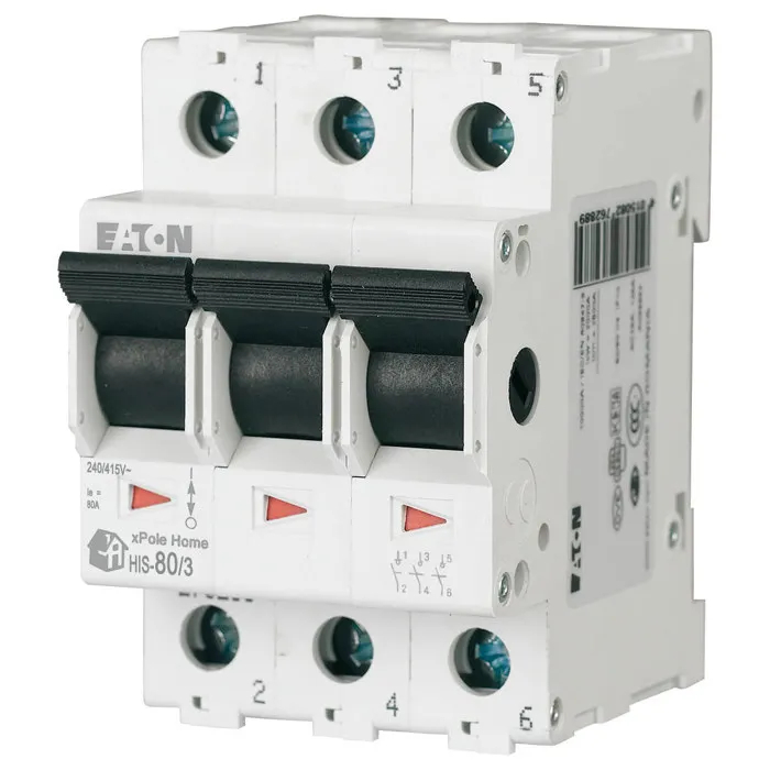 Serviceschalter Eaton His-80/3 80a 240v Ac 3-polig