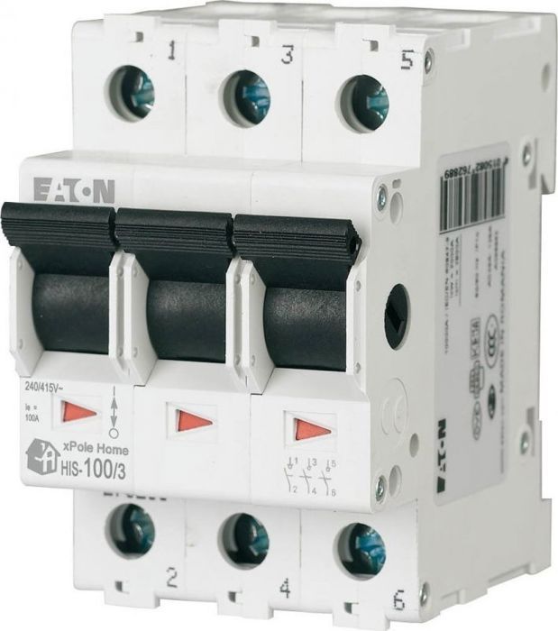Hauptschalter Eaton His-100/3 100a 240v 3-polig