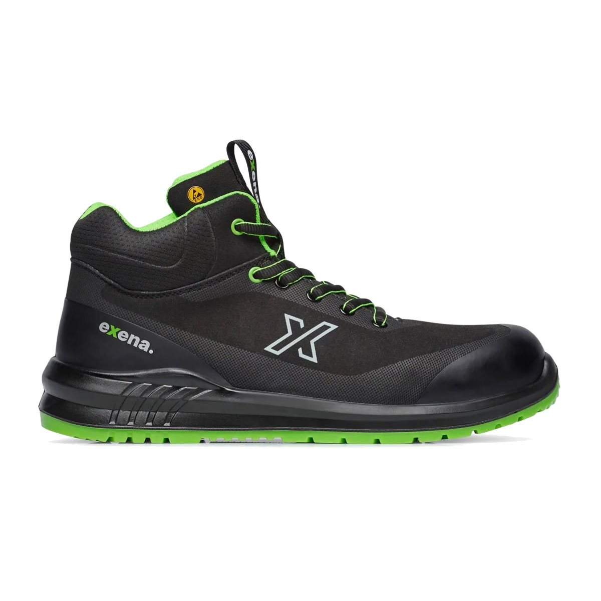 Exena Draco S3 S Fo Sr Esd Sicherheitshochschuhe - 48 Eu - Schwarze