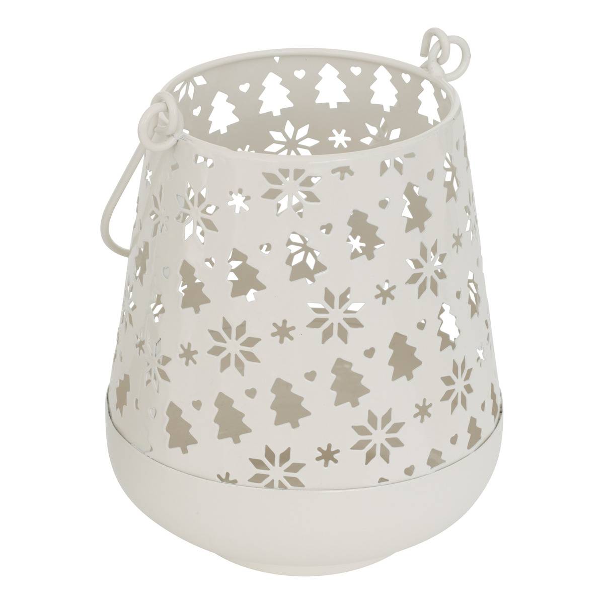 Php Scandi-laterne H14cm - Weiß
