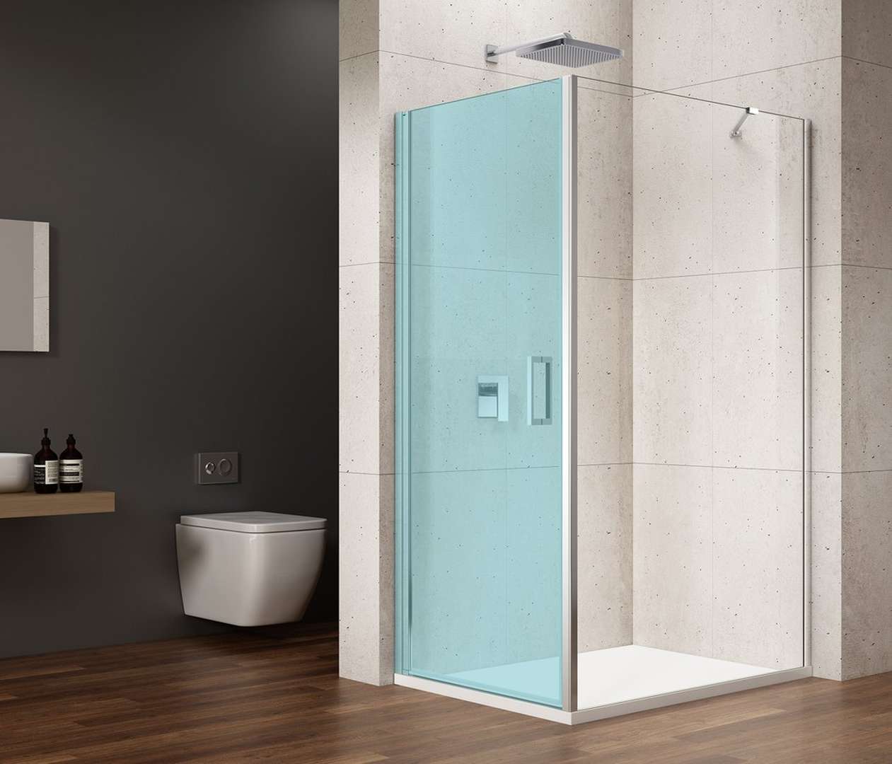 Gelco Loro - Seitenwand 120 X 200 Cm, Klarglas/chrom Gn3512