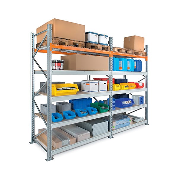 Picking-rack 4-stufig + Paletten 1-stufig - Nächstes Element: 3000x2700x1100mm - Nur Mit Einem Startmodul Verwendbar - Rayohyb/5n/3022/s
