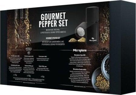Microplane Gourmet Gewürzmühle Schwarz Elegant