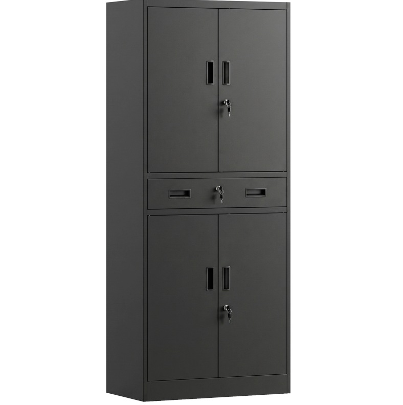 Stahl-werkzeugschrank 180 Cm Mit Schublade, Verstellbaren Einlegeböden Und Schlössern Modenuit
