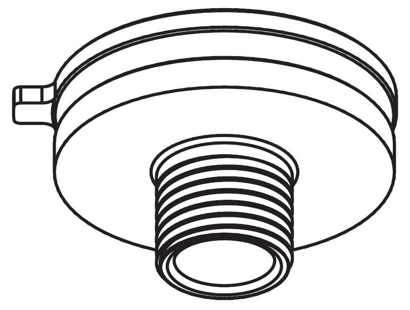 Leuchte Molto Luce Alunippel M10x1 Aluminium Beweglich