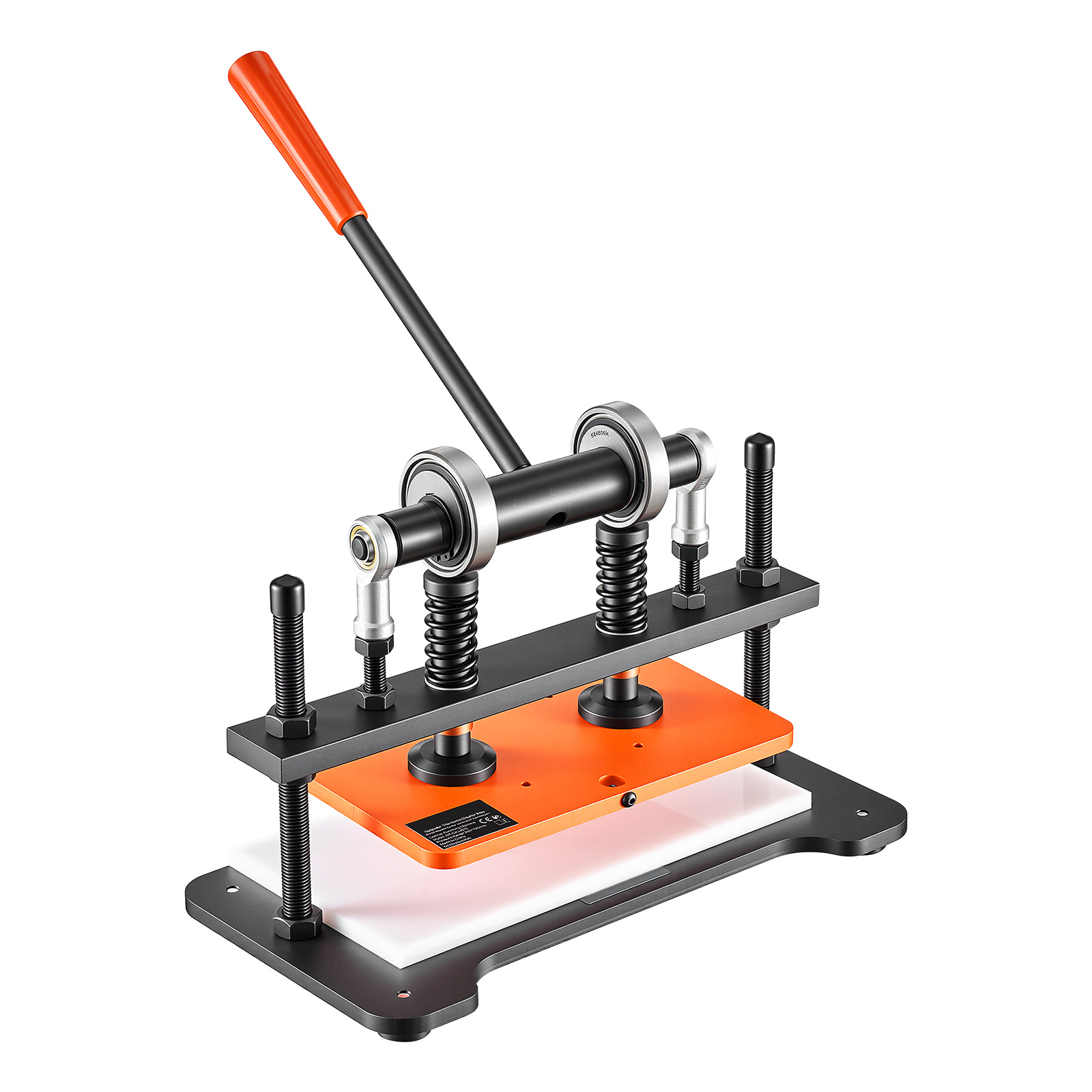 Mophorn Leder Stanzmaschine 260x150 Mm, Handpresse Für Prägen & Stanzen Von Leder, Stoff, Papier Und Silikon, 1,5 T Druck, 12 Mm Hub, Robuste Stahlkonstruktion Mit Zwei Führungswellen