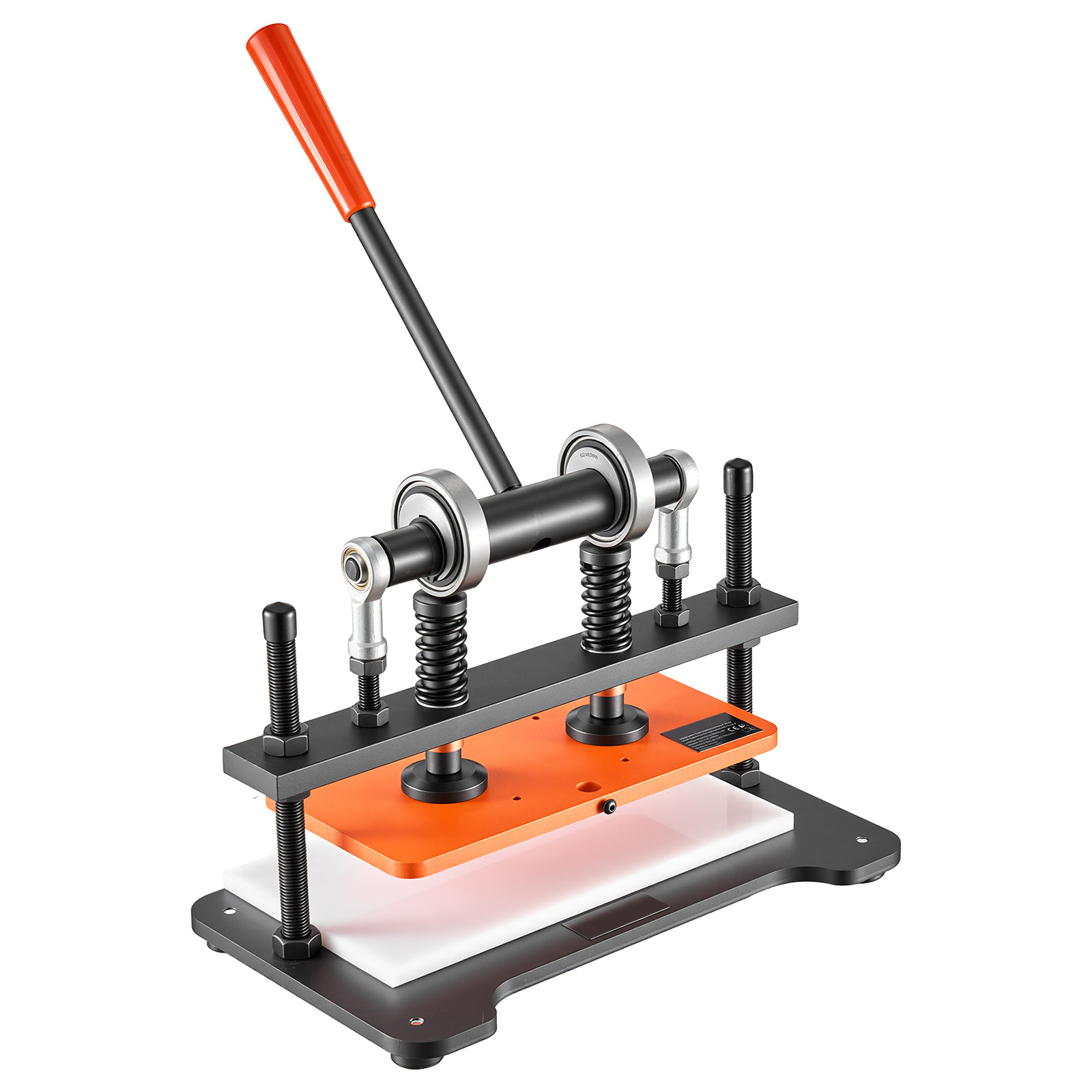 Mophorn Leder Stanzmaschine 280x140 Mm, Handpresse Für Prägen & Stanzen Von Leder, Stoff, Papier Und Silikon, 1,5 T Druckkraft, 12 Mm Hub, Robuste Stahlkonstruktion Mit Zwei Führungswellen