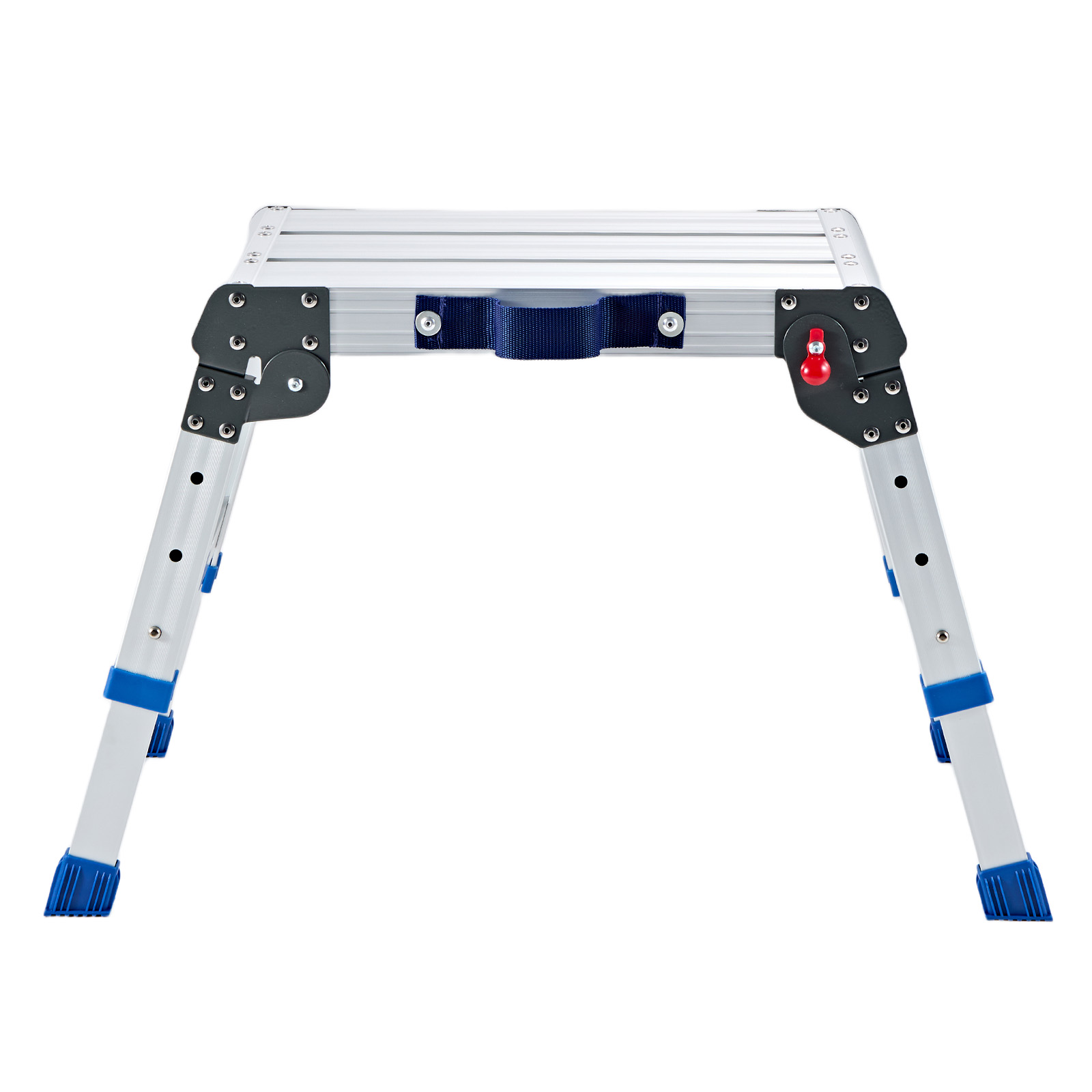 Mophorn Arbeitsplattform 419x305mm, Aluminium-arbeitsbühne Mit 226,8kg Belastbarkeit, Höhenverstellbar Von 305-406mm, Laufbühne Mit Sicherheitsverriegelung, Stufenleiter Für Haushalt Und Werkstatt