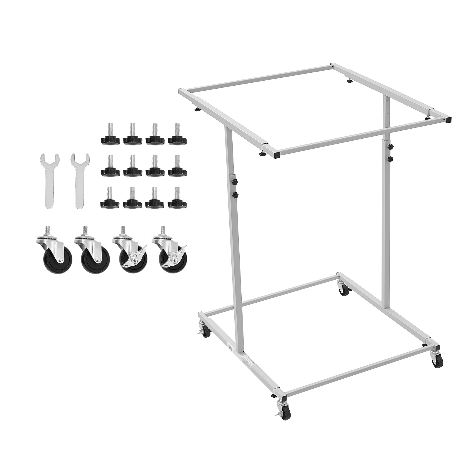 Mophorn Mobiles Aufbewahrungsregal Für Baupläne, Verstellbarer Halter, Vertikaler Zeichenständer Mit Rollen, Dokumentenständer Für Pläne, Poster Und Homeoffice, Ohne Klemmen