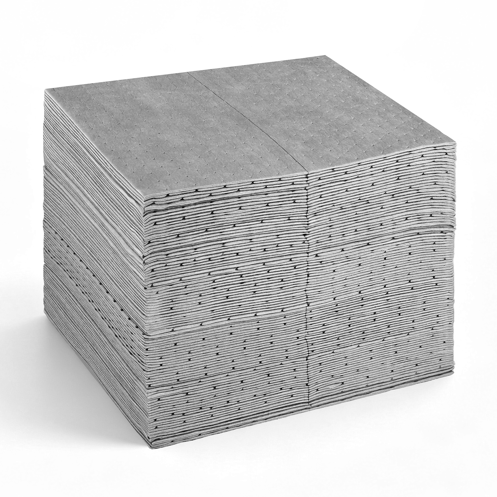 Mophorn 100 Stk. Ölsaugtücher 410x460mm Auffangmatten Für Öl- Und Wasserbasen, Universelle Saugmatten Zur Reinigung In Garage Und Fabrik, 3-lagige Polypropylen-struktur, Hohe Saugfähigkeit, Mit Box