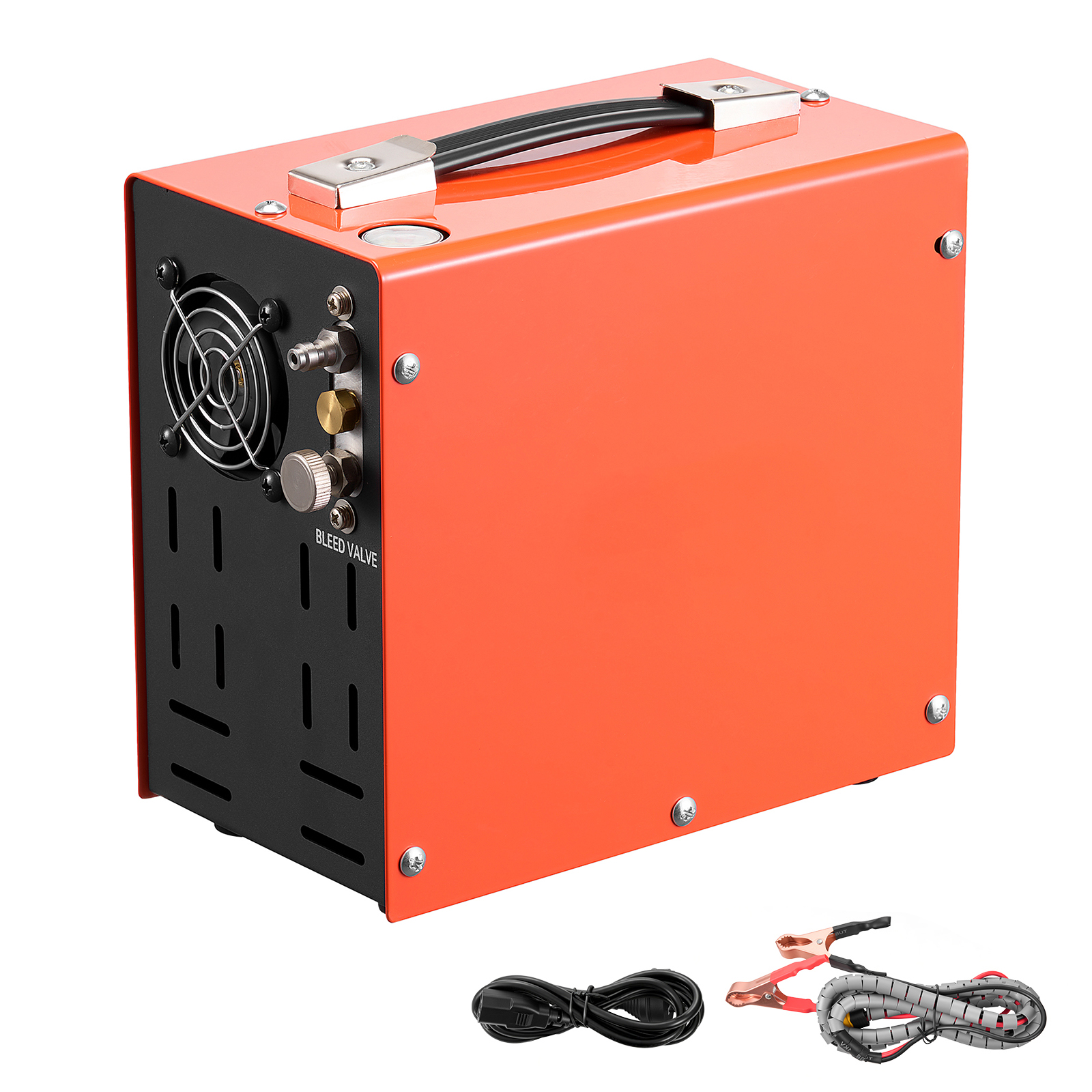 Mophorn Pcp Luftkompressor 350w, 30mpa, Dc 12v Und Ac 230v, 4500psi 300bar, Lüfterkühlung, Manueller Stopp, Konverter Für Zuhause Und Auto, Hochdruckkompressor Für Luftpistolen Und Tauchflaschen