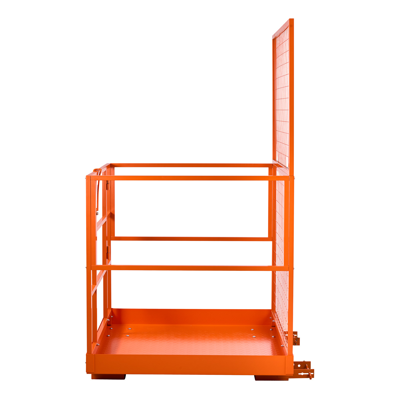 Mophorn Stapler-arbeitsbühne 1225x1148 Mm, 635 Kg Tragfähigkeit, Plattform Aus Robustem Kohlenstoffstahl, Sicherheitskorb Mit 155x60 Mm Gabeltaschen Und Verriegelungsstift Für Höhenarbeiten