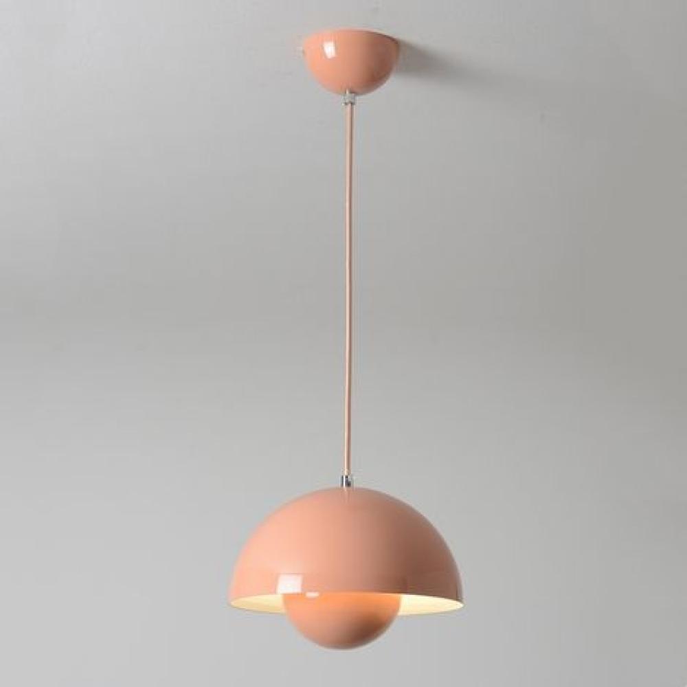 Moderne Rosa Pendelleuchte, Minimalistisches Design, Inneneinrichtung Für Zuhause, Café, Geschäft, E27 Verstellbares Kabel