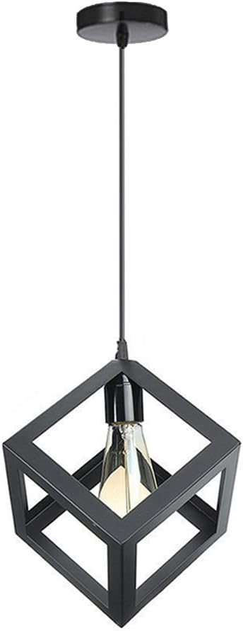 Pendelleuchte Design Rétro Industriel Lampe Décorative Ajustable Langlebig Für Maison Restaurant Café Intérieur (schwarz)