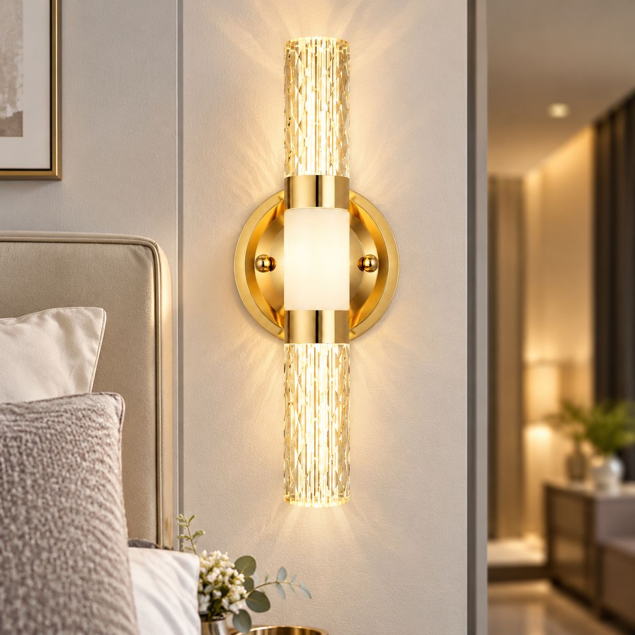 Weiße Led-wandleuchte In Blasenform, 8 W, 3 Farbtemperaturen Für Schlafzimmer, Wohnzimmer, Flur