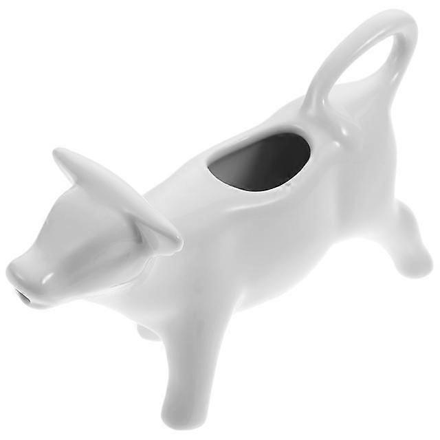 Milchkännchen, Sahnekännchen, Keramiktasse, Soßenaufschäumer, Kaffeesaucenausgießer, Kuh-mini-servierbecher Für Boot, Aufschäumer, Topfgriffhalter