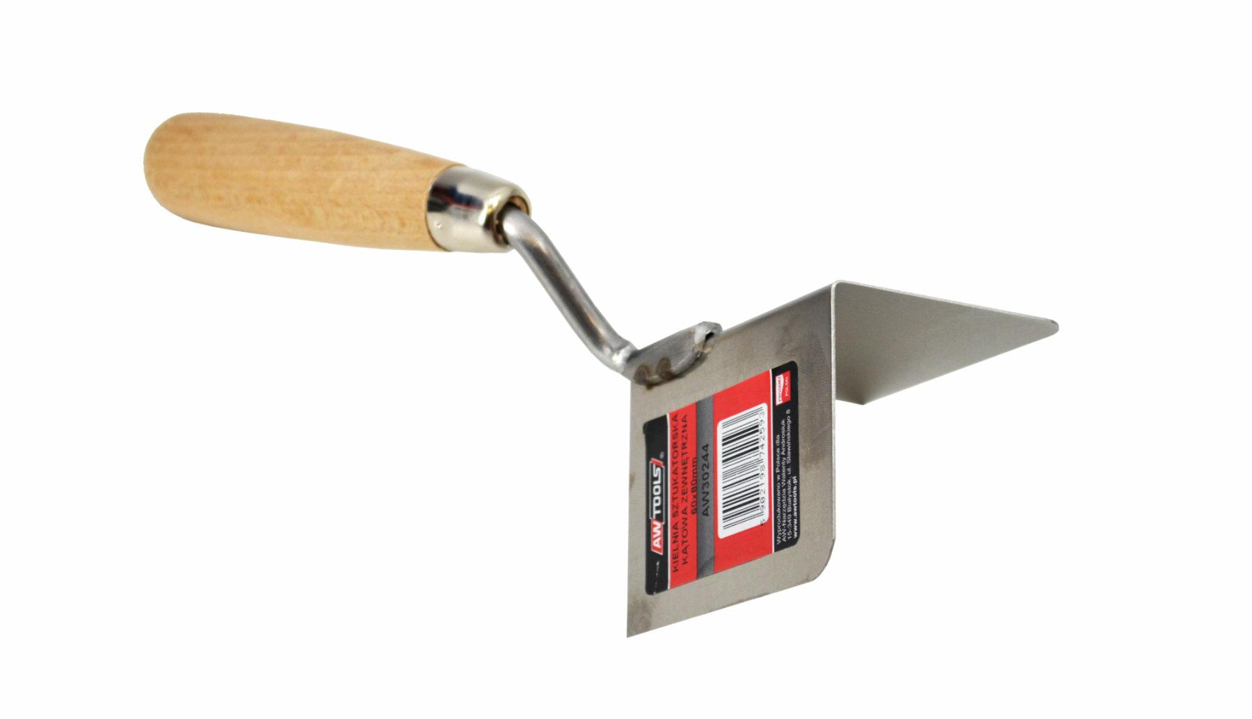 Awtools Kielnia Sztukatorska Nierdzewna Kątowa Zewnętrzna 60 X 80mm