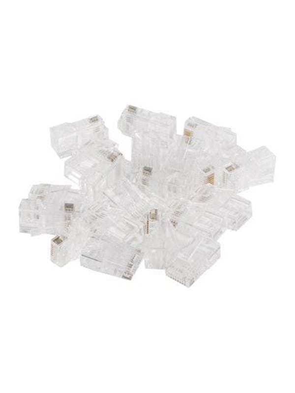 Lanberg PLU-6000EZ RJ-45 8P8C Cat. 6 UTP-Durchgangs-Netzwerkstecker, 100 Stück