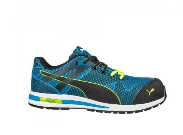 Puma Blaze Knit Low Sicherheitsschuhe Blau Größe 41
