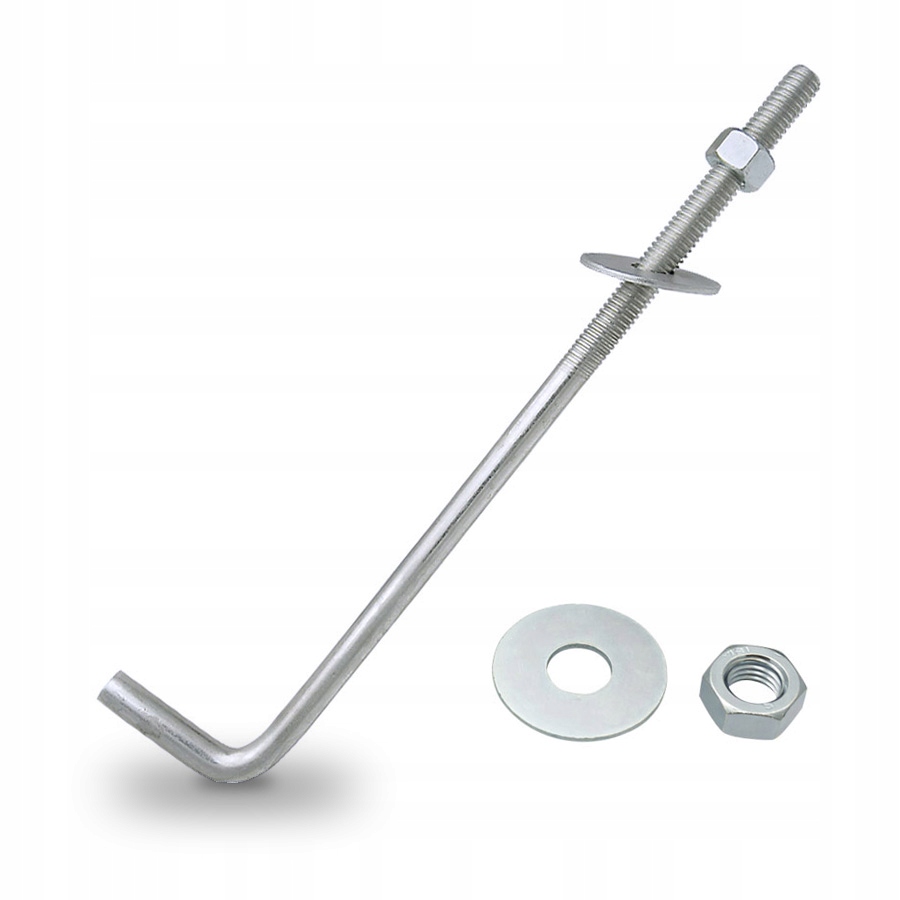 Anker Für L-förmige Wandplatten, Rohrtyp - Verzinkt 14x450