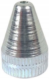 Fettpressenspitze, Abgerundet, Konisch, M9x1