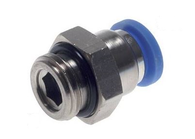 Gerader Steckverbinder Für Schlauch Fi-12, Gewinde 3/8 Zoll