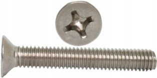 M6x25 Senkkopfschrauben Aus Edelstahl Din 965, 200 Stück