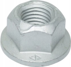 Selbstsichernde Bundmutter M16 Din 6927 10.9, Verzinkt, Flach, 50 Stück