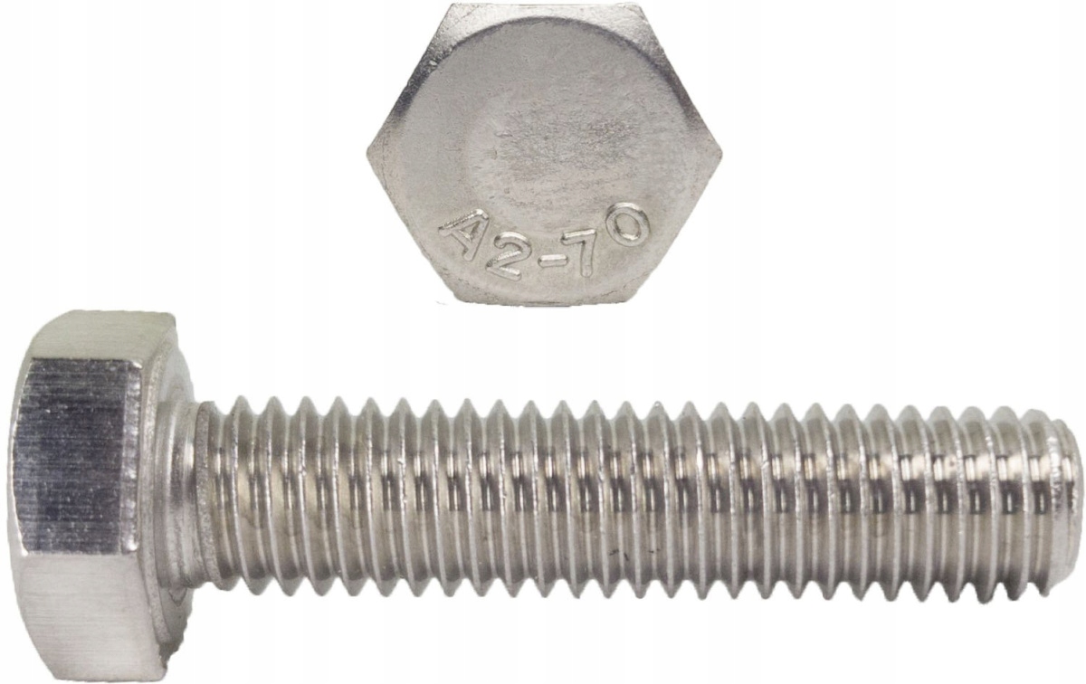 M8x90 Edelstahlschrauben A2 Din 933, 50 Stück