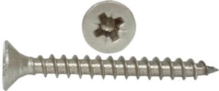 25 Stück Edelstahl-holzschrauben Mit Senkkopf, 6x60