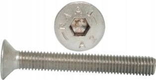 M12x45 Innensechskantschrauben Din 7991 Pg A2 50 Stück.