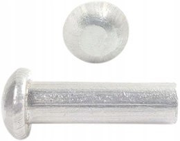 3x12 Aluminium-rundkopfnieten Din 660, 1000 Stück