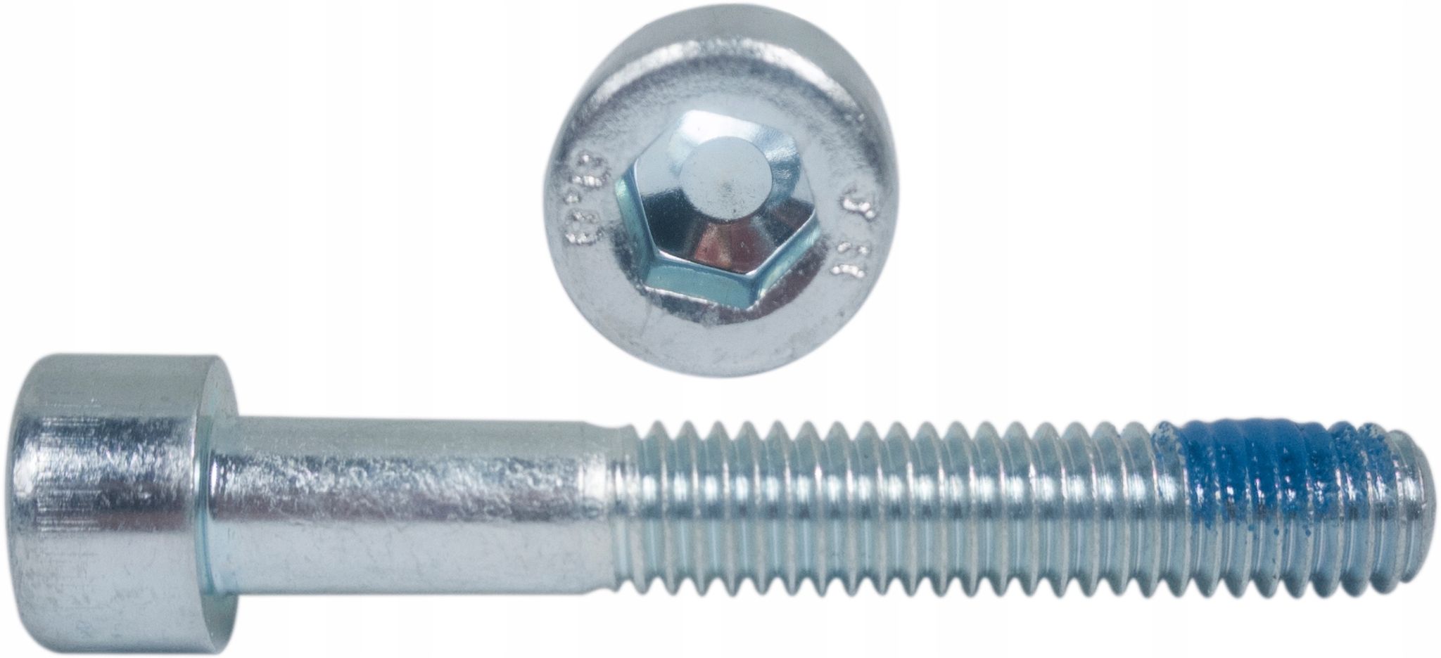 M8x60 Innensechskantschrauben, Verzinkt + Nylon, Din 912 Ng, 2 Stück