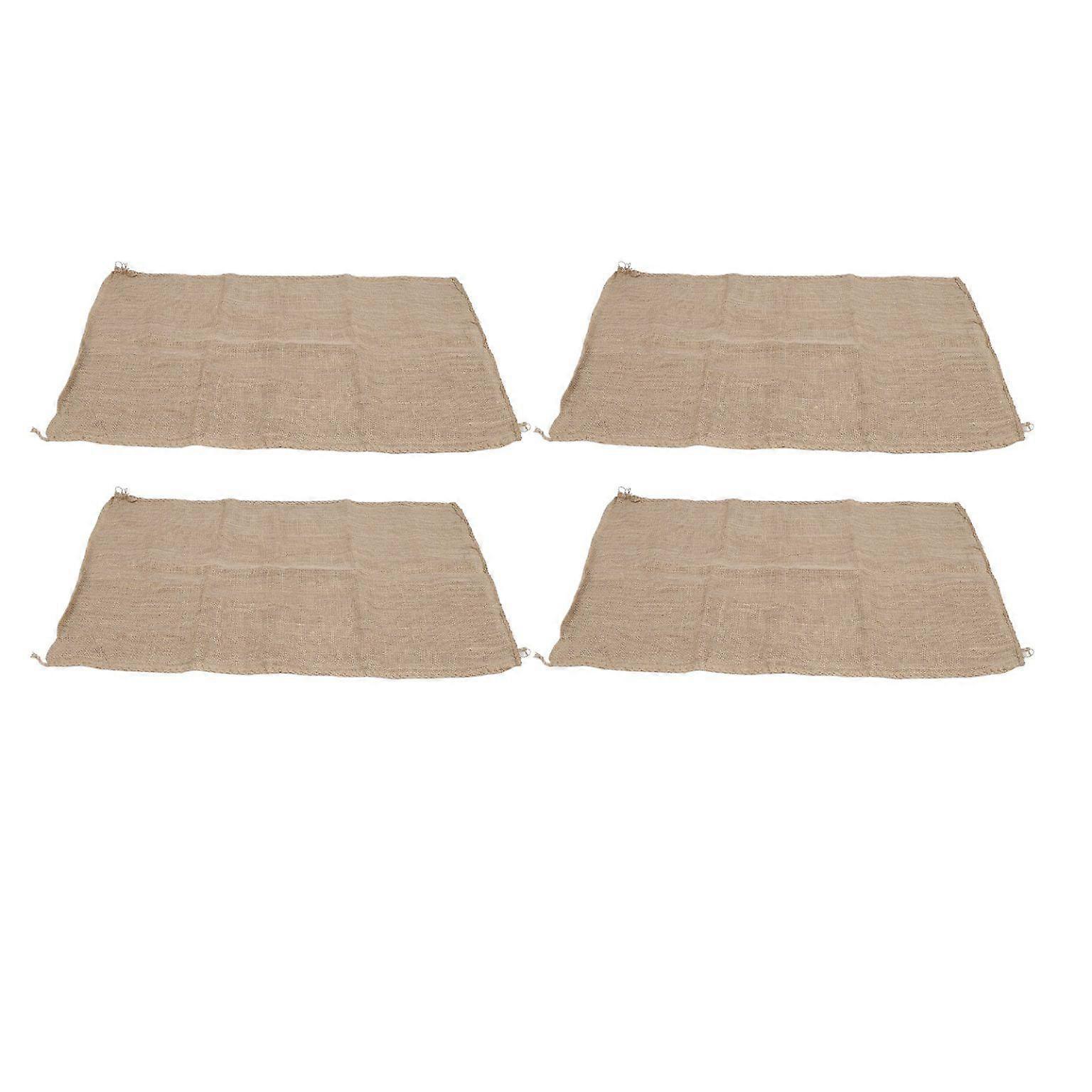 Große Jute-kartoffelsack-rennsäcke – 4er-set