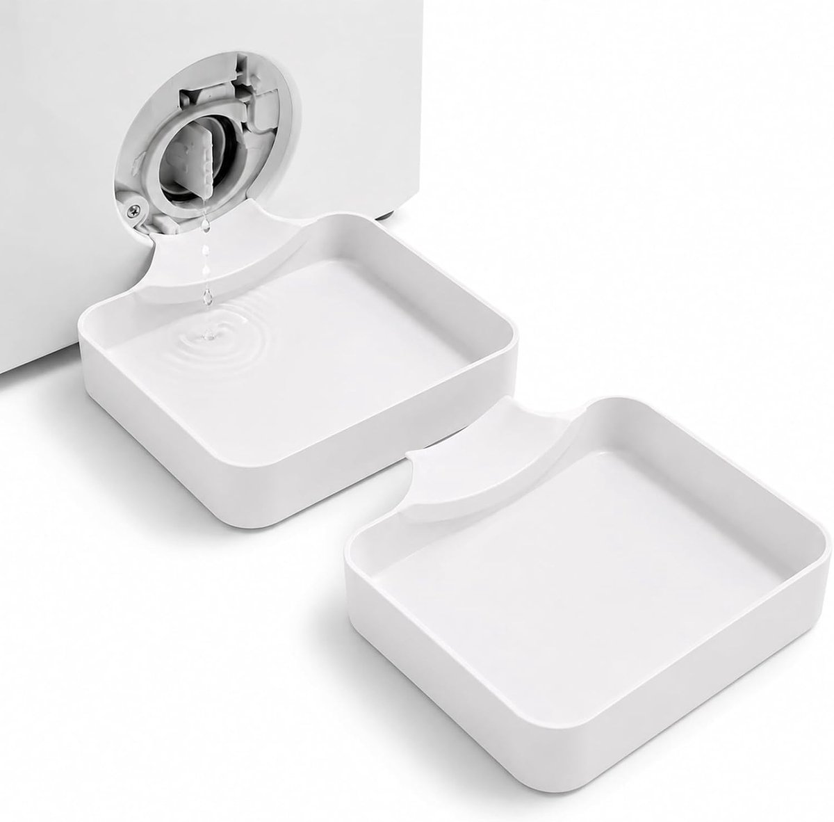 Teile – Auffangwanne Für Waschmaschinenwasser – 17,8 × 17,8 Cm – 3d-gedruckte, Wasserdichte Wanne – Auffangwanne Für Waschmaschinenwasser – Wasserrückgewinnung – Abfluss