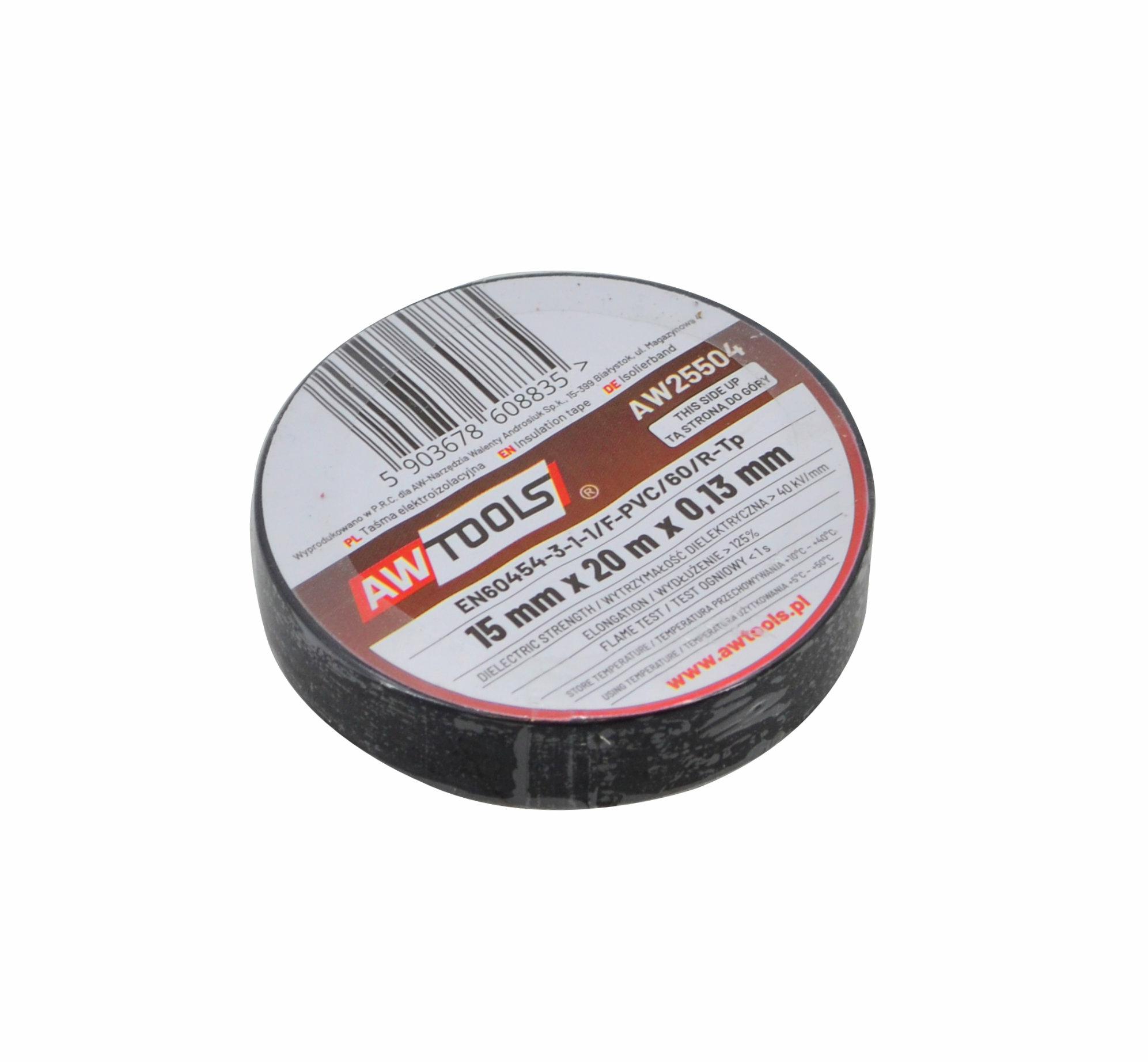Awtools Taśma Izolacyjna 50mm X 33m Czarna