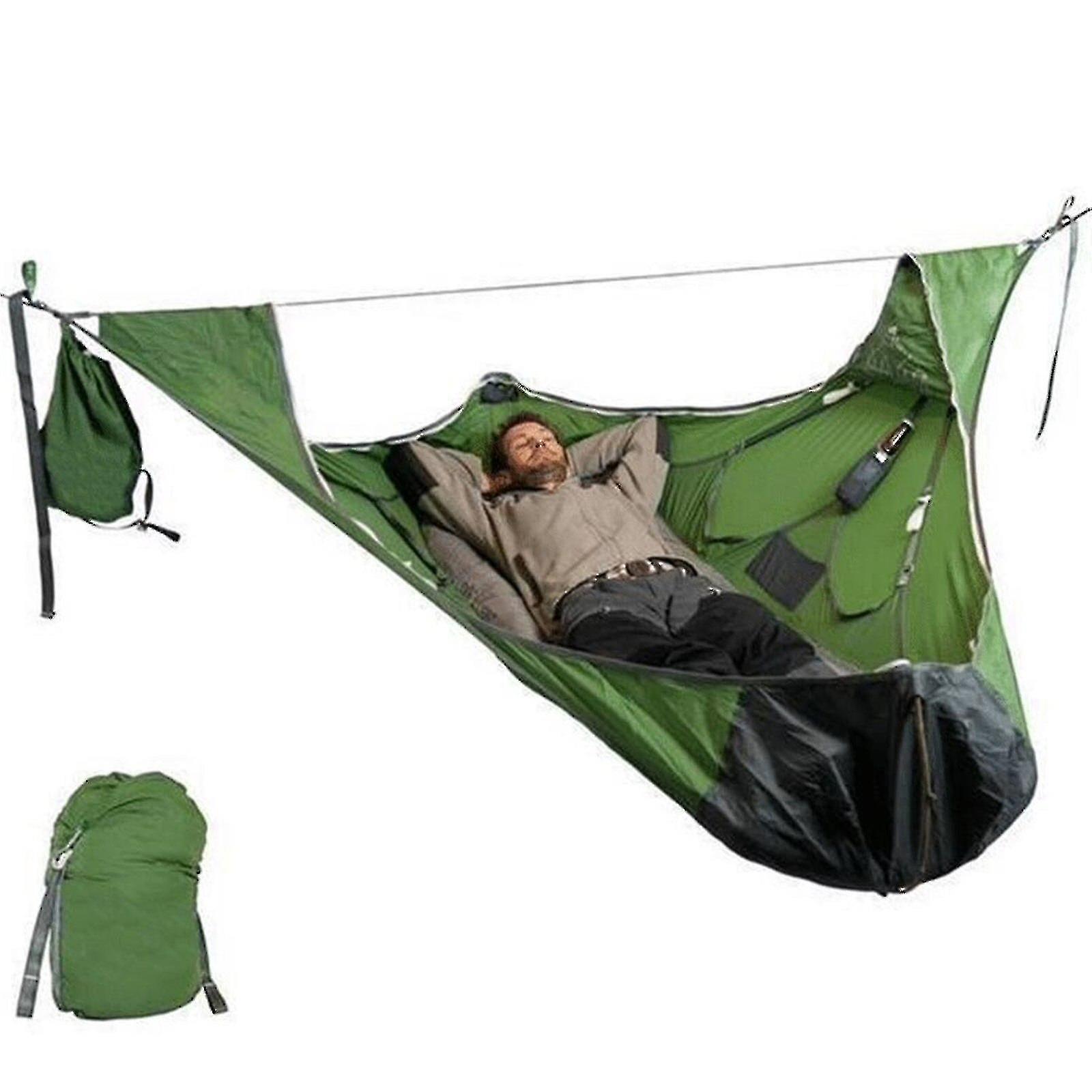 Tragbare Outdoor-camping-hängematte Mit Moskitonetz