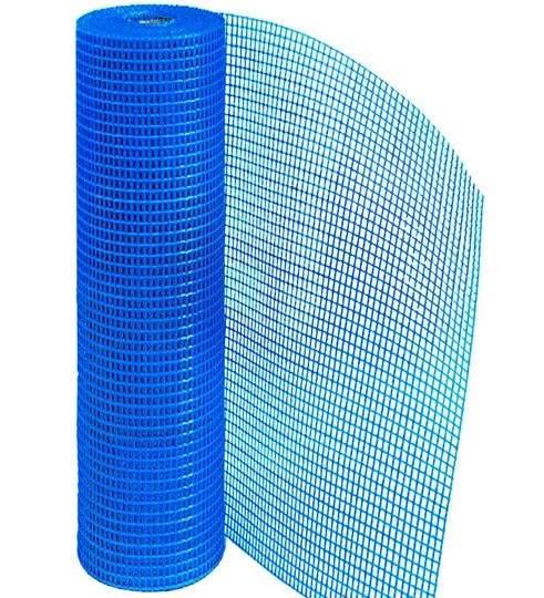 Blaues Gipsnetz 10x10, 1x50m, 120g