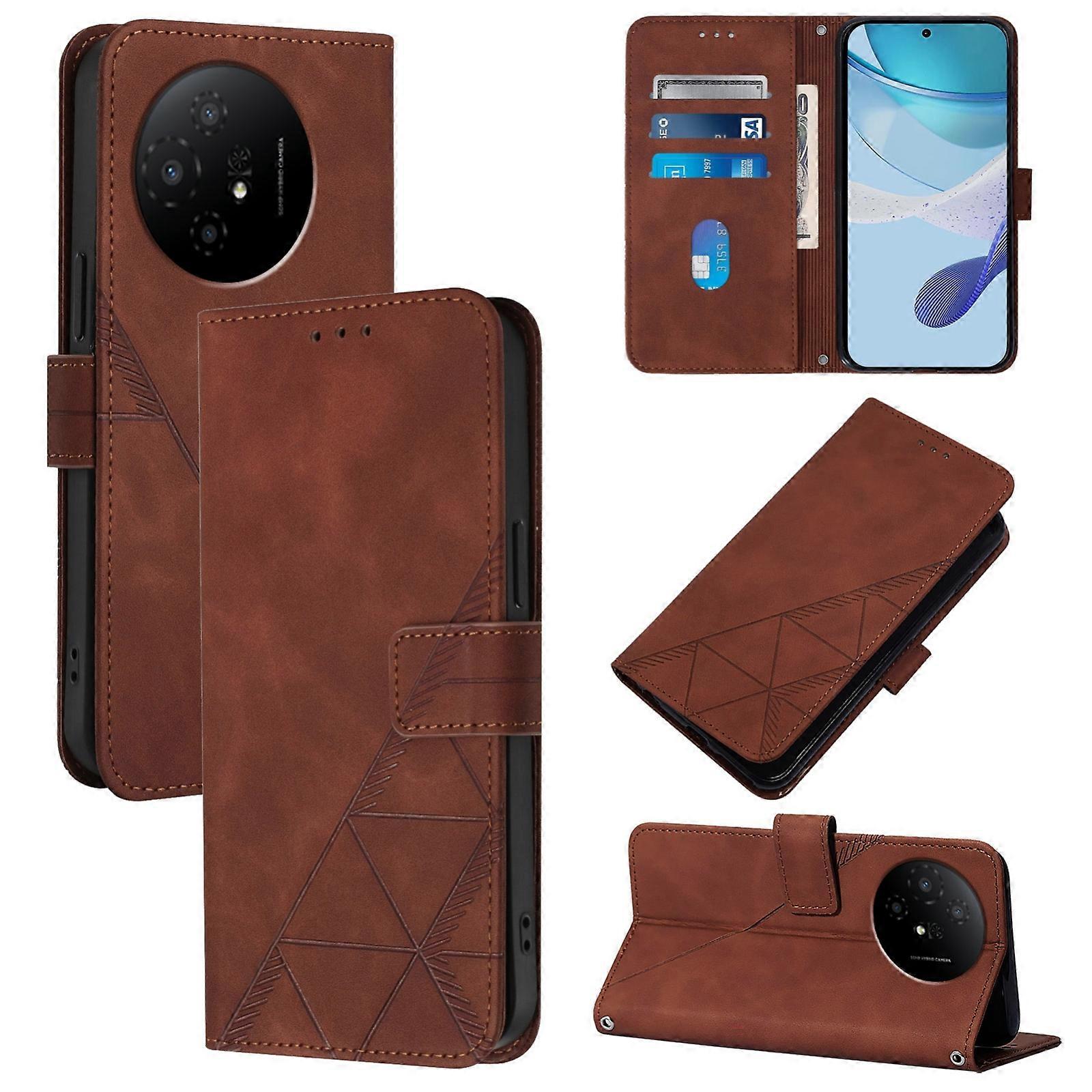 Crossbody 3d Geprägte Flip-handyhülle Aus Leder