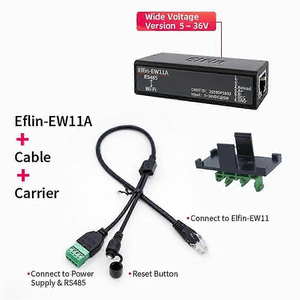 Elfin Serielle Schnittstelle Rs485 Zu Wlan-seriellem Geräteserver Elfin-ew11a