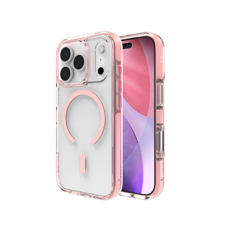 Zagg Santa Cruz Snap – Magsafe-kompatible Iphone 17 Pro-hülle (rosa Sorbet)