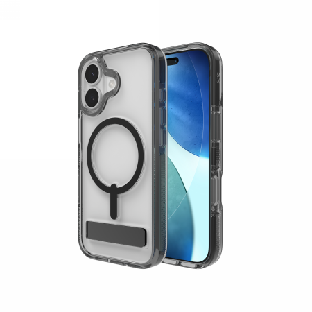 Zagg Santa Cruz Snap Ks - Magsafe-kompatible Iphone 17 Hülle Mit Ständer (diamantschwarz)
