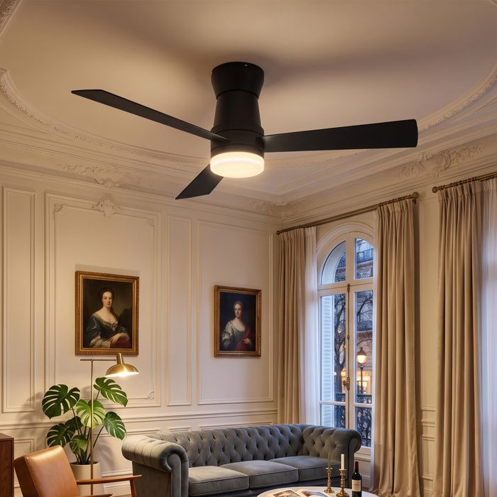 Deckenventilator - Nexu - 106 Cm - Integrierte Led - Fernbedienung - 6 Geschwindigkeiten Umkehrbar