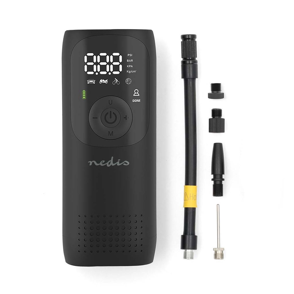 Wiederaufladbarer Reifenfüller Mit Manometer, Geeignet Für Autos, Motorräder, Fahrräder Und Bälle.